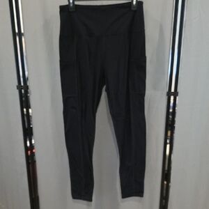 Women's Black Mid-Waisted Leggings